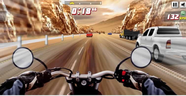 highway rider cep mobile yarış oyunu oyna